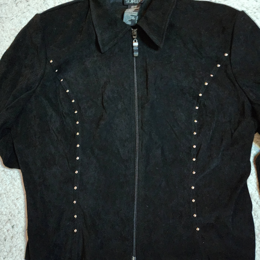 Vintage, Womens Black Pant Suit - Picture 2 of 6